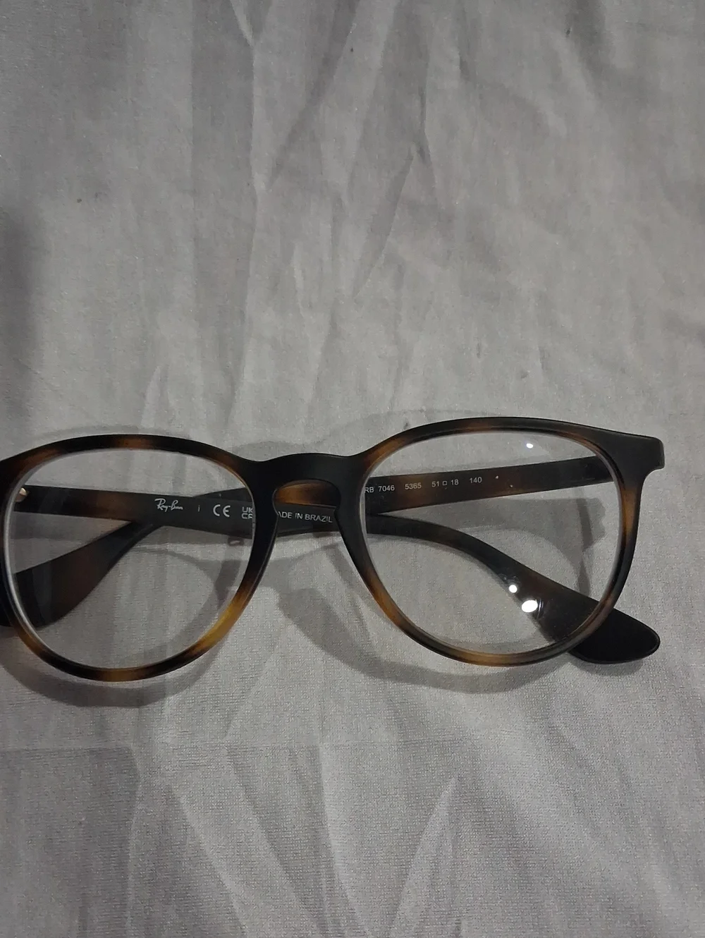NWOT Rxable Ray-Ban RB7046 Tortoiseshell  Eyeglass Frames